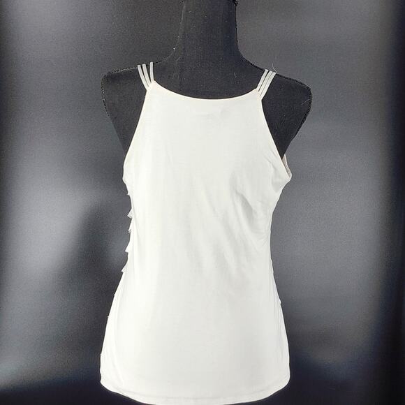 White House Black Market Multi-Layered Multi-Textured 3-String Tank Size S - Picture 5 of 10